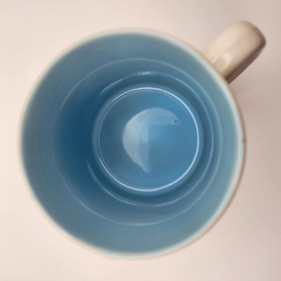 Vintage 80s Sanyei Hawaii Coffee Mug Wahini Outrigger Canoe Dolphin Palm Trees - Picture 7 of 8